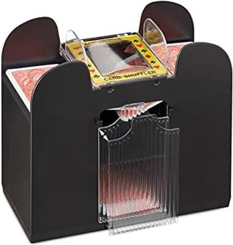 Kaartenschudder - 6 decks - Schudmachine - Kaarten schudder - Elektrisch - Automatisch - Speelkaarten - Kaartspellen - Kaartenschudmachine