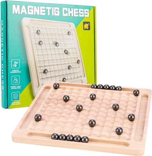 Solacis Magnetisch schaakspel - Magnetisch schaakbord - Reis schaakspel - Schaken - Schaakspel - Must have!
