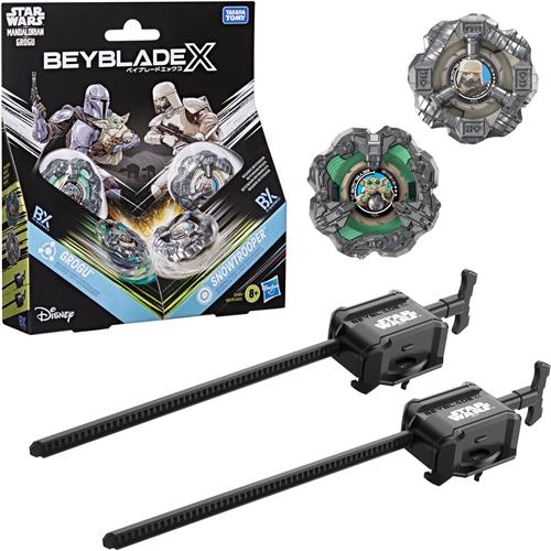 Beyblade X en Star Wars-collab, Grogu vs Snowtrooper - 2 launchers en 2 tollen