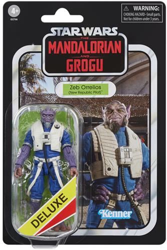 Star Wars Vintage collection Zeb Orrelios uit Star Wars: The Mandalorian and Grogu, actiefiguur van 9,5 cm