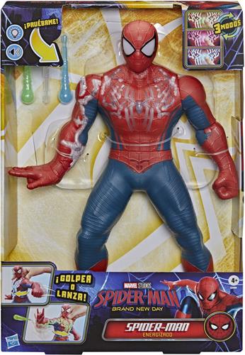 Marvel Spider-Man Brand New Day Power-Charge Spider-Man - Elektronische Actiefiguur 36cm