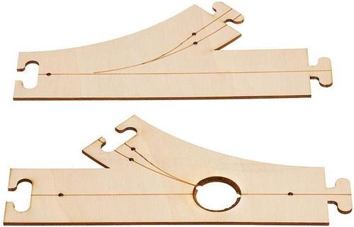 Faller - Laser-Street Splitsing en invoeging 45° - modelbouwsets, hobbybouwspeelgoed voor kinderen, modelverf en accessoires