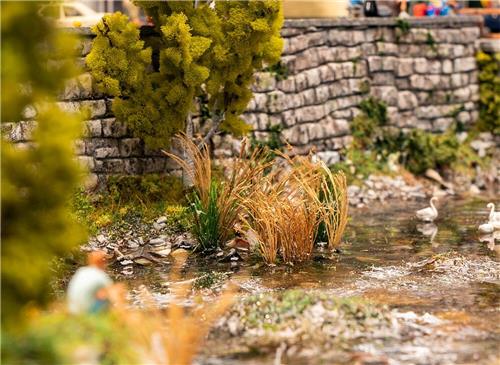 Faller - 1:87 Rietplanten 22 St. (5/22) *fa181287 - modelbouwsets, hobbybouwspeelgoed voor kinderen, modelverf en accessoires