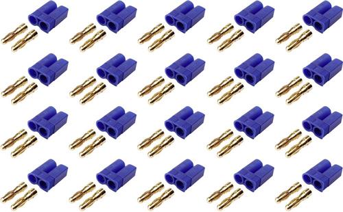 Reely 1399712 Accupack stekker EC5 Verguld 20 stuk(s)