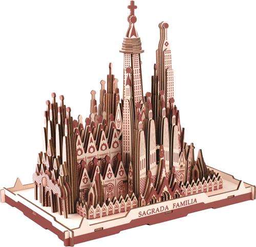 Bouwpakket Sagrada Familia- hout