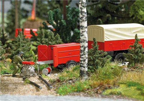 Busch - A-set: Schlauchanhanger/pumpe H0 (3/21) * - BU7962 - modelbouwsets, hobbybouwspeelgoed voor kinderen, modelverf en accessoires