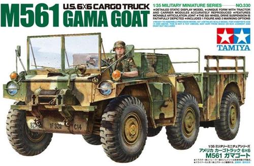 1:35 Tamiya 35330 M561 6x6 Cargo Truck Gama Goat Plastic Modelbouwpakket