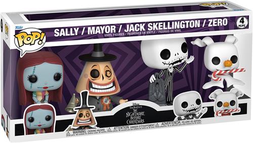 FUNKO POP DISNEY: TNBC 4PK(BF)