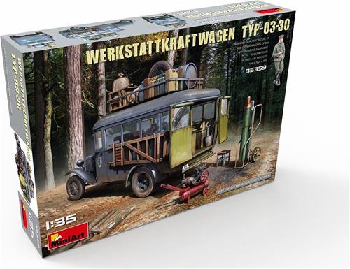 1:35 MiniArt 35359 Werkstattkraftwagen TYP-03-30 Plastic Modelbouwpakket