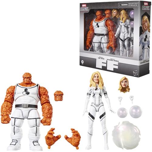 Marvel Legends Series Future Foundation Marvel's The Thing en Marvel's Invisible Woman, Fantastic Four-actiefiguren van 15 cm