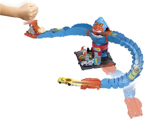 Hot Wheels City Nemesis Lab Gas Station Gorilla Aanval
