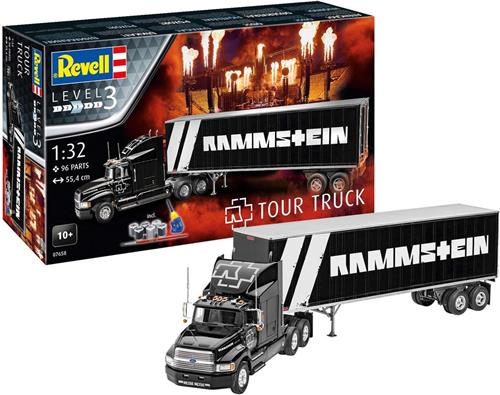 1:32 Revell 07658 Tour Truck Rammstein - Gift Set Plastic Modelbouwpakket