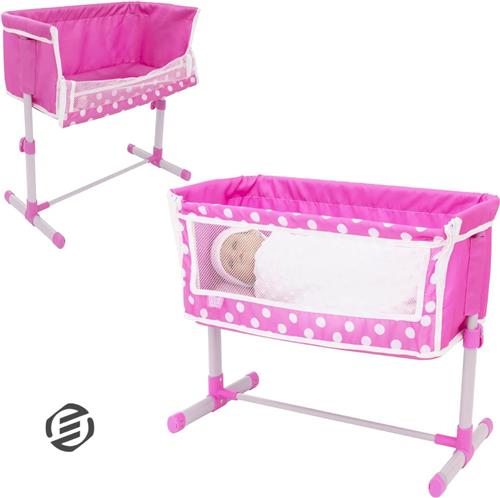 Equivera Poppenbed - Poppenbedje - Poppenhuis Meubels - Speelgoed voor Meisjes - Cadeau