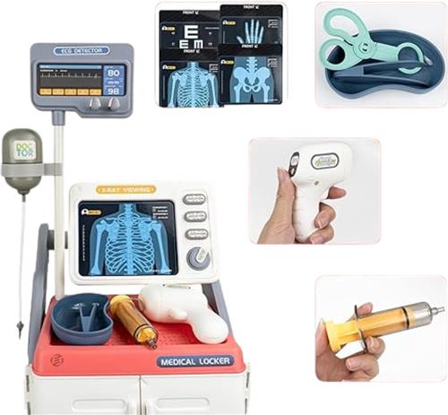 Equivera Dokterset Speelgoed - Doktersset - Speelgoed Doktersset - Dokterskoffer - Rollenspel - Cadeau