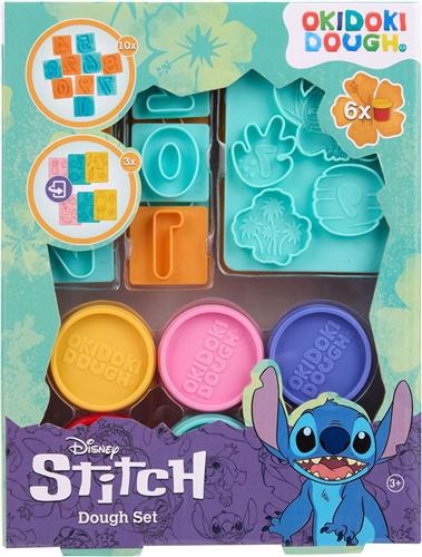 Canenco Stitch kleiset met cijfers - 6 kleuren klei en vormpjes.