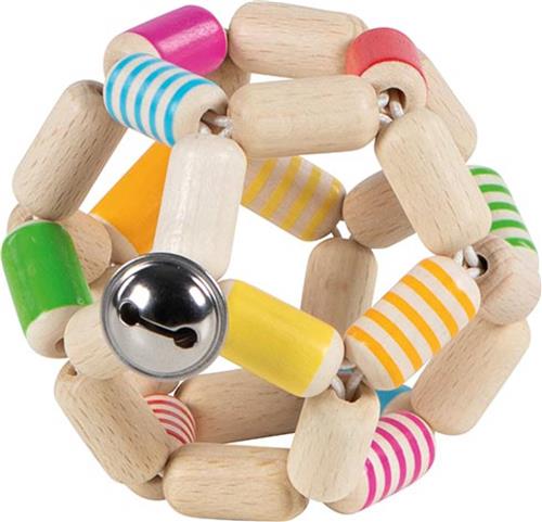 Goki Touch ring elastic ball, striped Ø= 7 cm