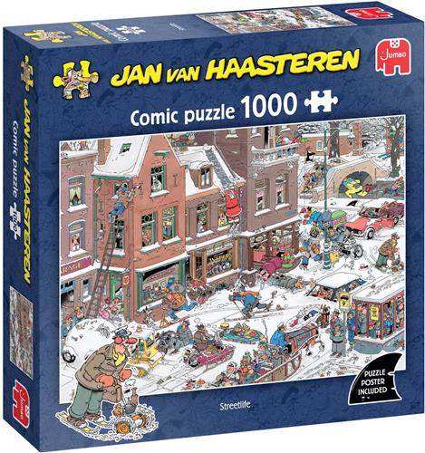 Streetlife - Jan van Haasteren - puzzel van 1000 stukjes