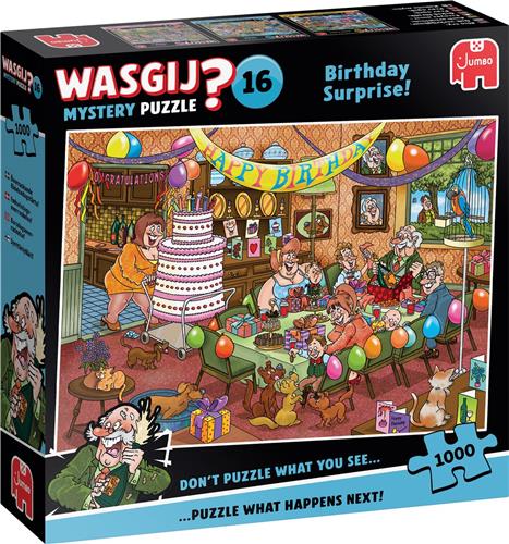 Wasgij Mystery 16 - Birthday Surprise! - puzzel van 1000 stukjes