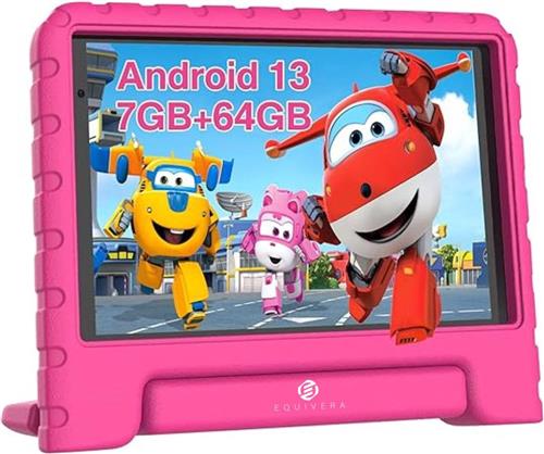 Equivera Kindertablet - Tablet voor Kinderen - Educatieve Tablet - Spelletjes - Ouderlijk Toezicht