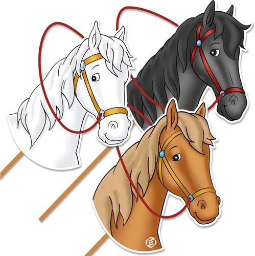 Equivera Stokpaard - Hobby Horse - Stokpaardje Speelgoed - Stokpaardjes - Hobbyhorse Stok Paard - Stokpaarden