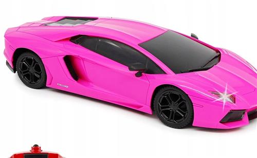 Afstandsbediening Lamborghini Aventador RC 1:24 Roze 2,4 GHz