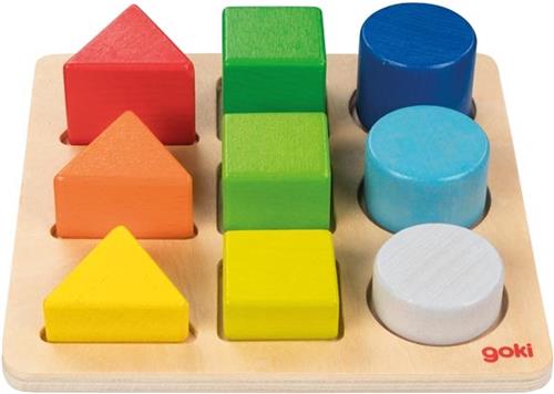 Colour and shape assorting board