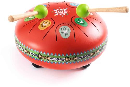 Djeco | tongdrum rood - 8 noten