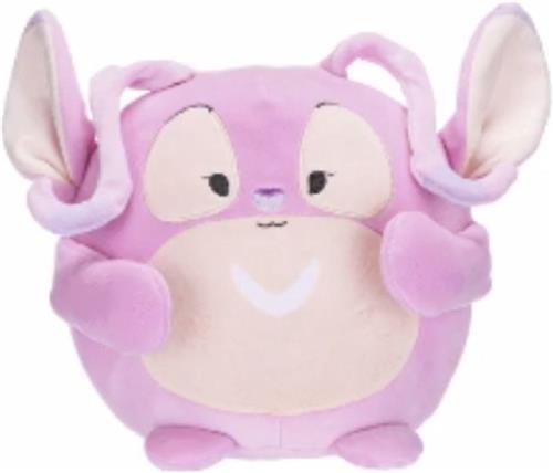 Angel - Disney Squashy Podgies Pluche Knuffel 24 cm - Speelgoed Knuffels voor Kinderen Jongens Meisjes - Kawaii Kussen - Squishy Squish Knuffel - Mickey Mouse, Minnie Mouse, Stitch, Angel, Tijgertje, 101 Dalmatiërs