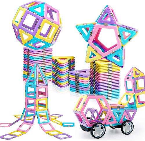 Solacis Magneet speelgoed - Magneetspeelgoed - Magneet speelgoed constructie - Magneet speelgoed bouwen blokken - Must have!