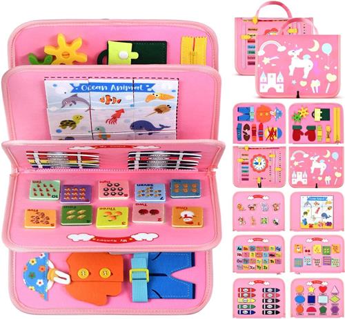 Solacis Speelgoed voor onderweg - Speelgoed voor in de auto - Reisspeelgoed - Speelgoed voor op reis - Autospeelgoed onderweg - Must have voor op reis!