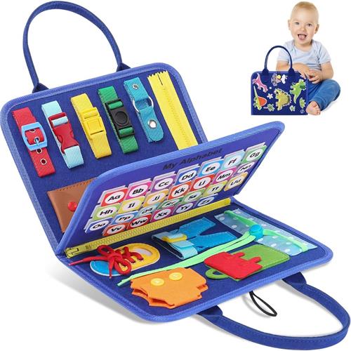 Equivera Busy Board - Montessori Speelgoed - Busy Board Montessori - Activity Board - Activiteitenbord - Motoriek Speelgoed - Educatief - Sensorisch Speelgoed