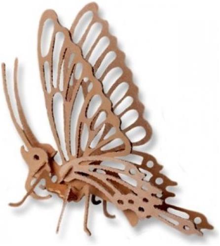 Bouwpakket 3D Puzzel Vlinder- hout
