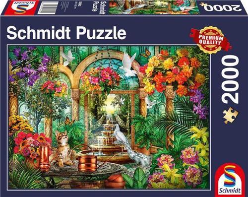 Schmidt Spiele 58962 puzzel Legpuzzel 2000 stuk(s) Flora & fauna