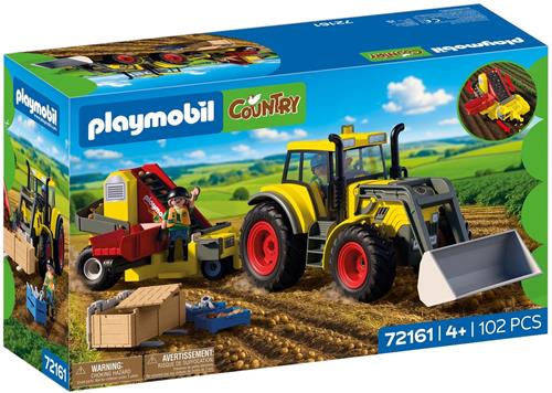 Playmobil Country Grote Tractor met Aardappelrooier - 72161