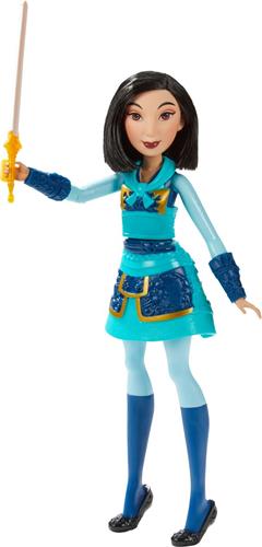Disney Speelfiguur Mulan Meisjes 30 Cm Blauw