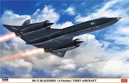 1:72 Hasegawa 02464 Lockheed SR-71 Blackbird (A Version) 'First Aircraft' Plastic Modelbouwpakket
