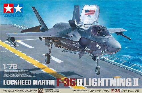1:72 Tamiya 60793 Lockheed Martin F-35B Lightning II - Straaljager Plastic Modelbouwpakket