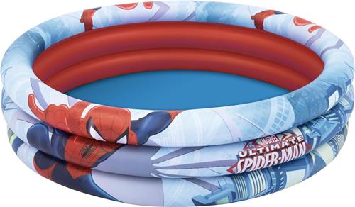 Bestway Opblaaszwembad Spider-man 122 X 30 Cm Blauw/rood