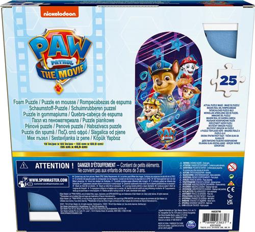 PAW Patrol - Schuimpuzzel van 25 stukjes