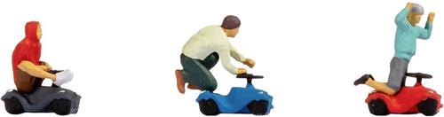 NOCH 15808 H0 Bobbycar-races figuren Geverfd