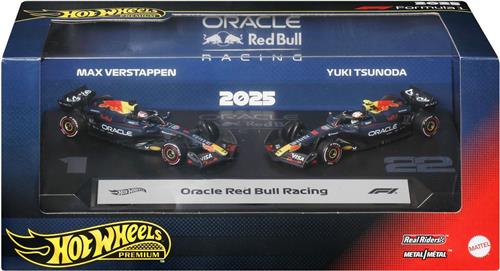 Hot Wheels Premium Formula 1 set van 2 - Oracle Red Bull Racing Team Verstappen en Tsunoda