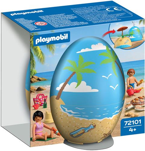 Playmobil Speel-ei Strandvakantie - 72101