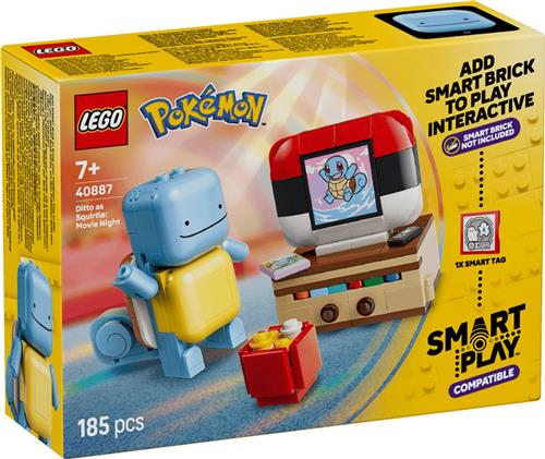 LEGO Pokemon 40887 - Ditto as Squirtle: Movie Night - Smart Play