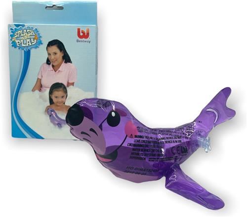 Bestway Bad Speeltjes Opblaasbare Mini Zeehond Paars 24cm