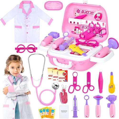 Equivera Dokterset Speelgoed - Doktersset - Speelgoed Doktersset - Dokterskoffer - Rollenspel - Cadeau