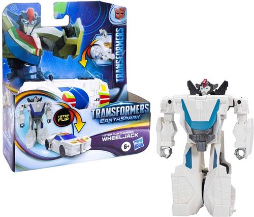Transformers Earthspark Wheeljack actiefiguur - 10 cm groot - compact figuur - Film