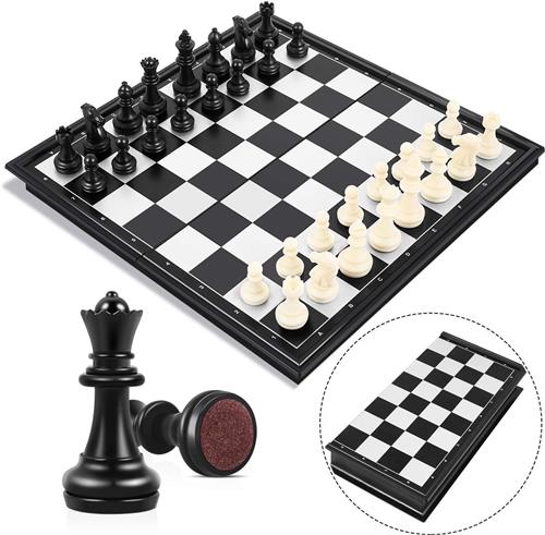 Solacis Magnetisch schaakspel - Magnetisch schaakbord - Reis schaakspel - Schaken - Schaakspel - Must have!