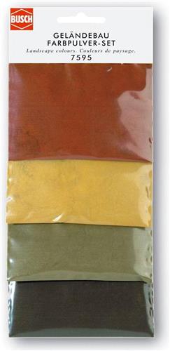 Busch - Farbpulver-set (Bu7595) - modelbouwsets, hobbybouwspeelgoed voor kinderen, modelverf en accessoires