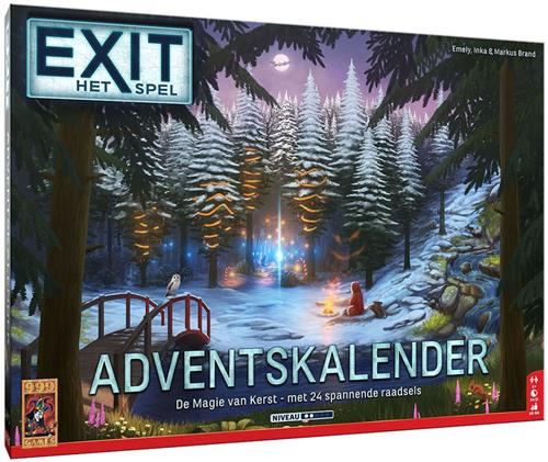 999 Games - Exit Adventskalender: De Magie van Kerst - Breinbreker - Escape Room Spel