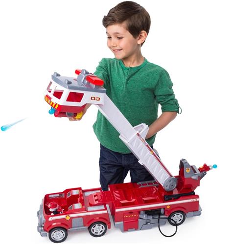 PAW Patrol - Enorm Grote Brandweerwagen + 3 Figuren + 1 Auto - Brandweerauto - Brandweer Autos - Speelgoed Auto - Auto's - Paw Patrol Speelgoed vanaf 3 jaar